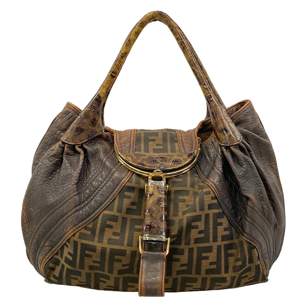 Fendi Spy Bag Brown Dark Jacquard #363666F95B